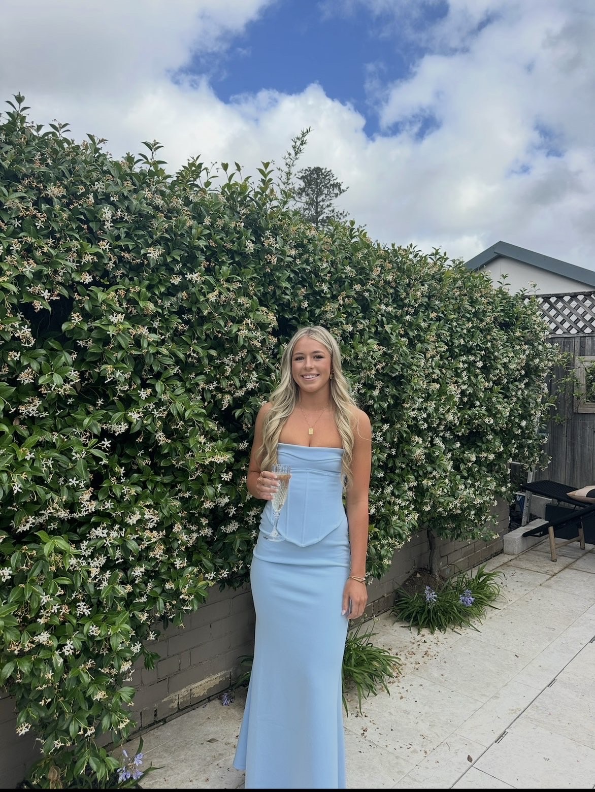 LOUIE GOWN | BABY BLUE by HNTR THE LABEL